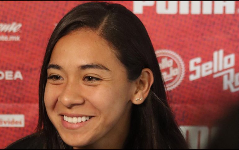 Zellyka Arce sabe que ante Chivas se juegan más que tres puntos. Twiiter/@AtlasFCFemenil