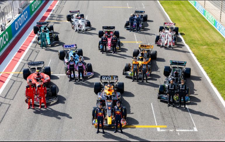 Pilotos de Fórmula 1 están listos para el gran arranque de temporada de la Fórmula 1. Twitter/@F1