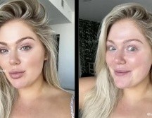 La usuaria de Tiktok, Kelly Strack -quien publica sobre maquillaje- demuestra cómo un filtro puede transformar su aspecto. KELLYSTRACKOFFICIAL/TIKTOK