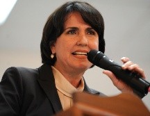 Patricia Mercado utilizó su participación en el Foro Global de Democracia Directa Moderna 2023 para hablar de la remoción de Edmundo Jacobo. EL INFORMADOR/ARCHIVO