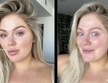 La usuaria de Tiktok, Kelly Strack -quien publica sobre maquillaje- demuestra cómo un filtro puede transformar su aspecto. KELLYSTRACKOFFICIAL/TIKTOK