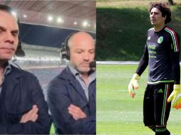 Luis Garcia y Christian Martinoli arremetieron contra Ochoa, ya que consideran que su tiempo para jugar en el Tricolor se terminó. SUN / ESPECIAL