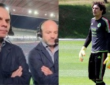 Luis Garcia y Christian Martinoli arremetieron contra Ochoa, ya que consideran que su tiempo para jugar en el Tricolor se terminó. SUN / ESPECIAL