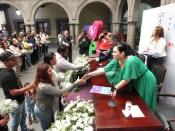 Se casaron las primeras 50 parejas dentro del programa Matrimonios colectivos del Ayuntamiento de Zapopan. EL INFORMADOR/ A. Camacho