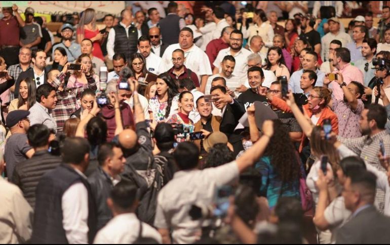 La jefa de Gobierno de la CDMX impartió una conferencia en Morelia. ESPECIAL