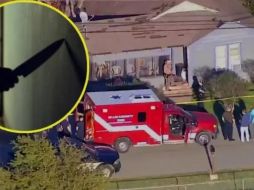 La mujer fue arrestada y los niños heridos llevados al hospital. ESPECIAL