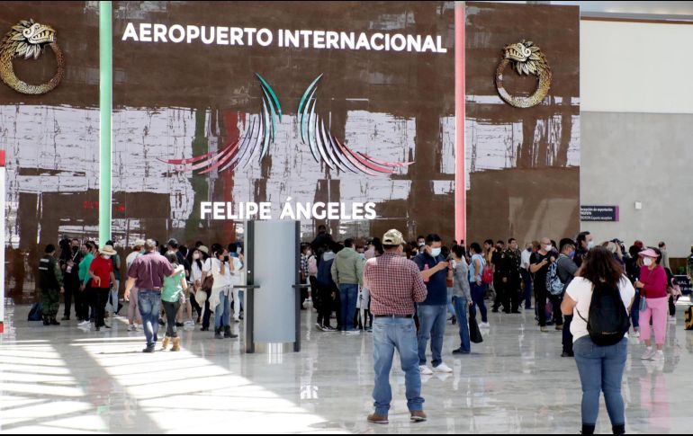 El aeropuerto Felipe Ángeles fue desplazado por la terminal de Guanajuato. SUN/Archivo