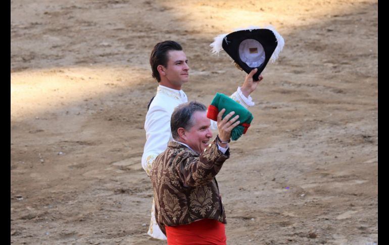 El tapatío Luis Montes de Oca fue ovacionado en su última aparición con los Forcados Amadores de México. ESPECIAL/Mayra Vargas