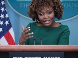 Este tipo de ataques son inaceptables, manifestó la portavoz de la Casa Blanca, Karine Jean-Pierre. EFE