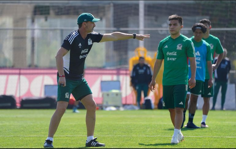 Diego Martín Cocca sostuvo su primera práctica como entrenador de la Selección Mexicana. IMAGO7Rafael Vadillo