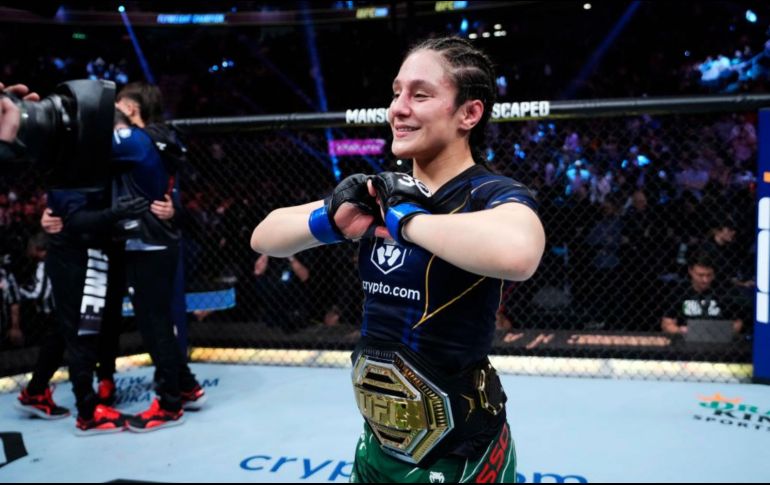 Se espera que Alexa Grasso logre una mejora económica tras ganar el título mundial de la UFC. ESPECIAL