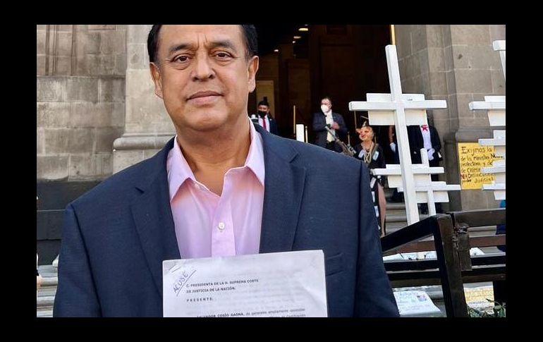 Salvador Cosío Gaona presentó el recurso este martes. ESPECIAL