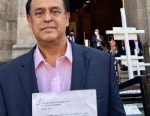 Salvador Cosío Gaona presentó el recurso este martes. ESPECIAL