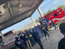 Autoridades entregaron a los estadounidenses en el puente internacional 2 este martes. TWITTER/@lopezdoriga