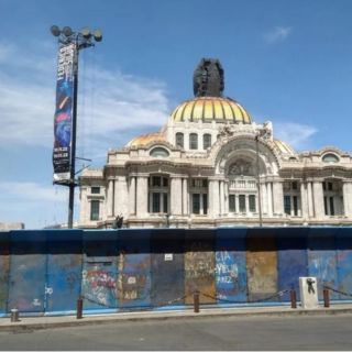 Cubren con vallas edificios, museos y monumentos de CDMX para marcha del M8