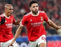 Benfica se dio un auténtico banquete de goles ante el Brujas. EFE/ Antonio Cotrim