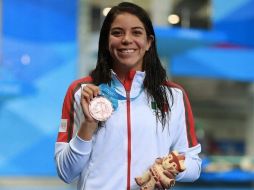 Alejandra Orozco, doble medallista olímpica, sigue cosechando éxito en el deportes. ESPECIAL