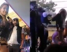 La grabación no sólo corrobora estas declaraciones, también detalla como en diferentes ocasiones, la cantante le pide al hombre que baje del escenario, pero éste no le hace caso. ESPECIAL