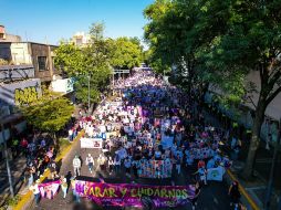 Este miércoles 8 de marzo de 2023, Día Internacional de la Mujer, movimientos feministas de la Zona Metropolitana de Guadalajara han salido a las calles por la lucha de las mujeres y la igualdad frente a los hombres. EL INFORMADOR / A. Navarro
