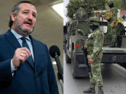 Ted Cruz rechazó la idea de utilizar a las Fuerzas Armadas de Estados Unidos contra los cárteles mexicanos. SUN