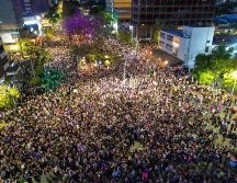 En Guadalajara se registraron tres manifestaciones en el Día Internacional de la Mujer. EL INFORMADOR/ ARTURO NAVARRO