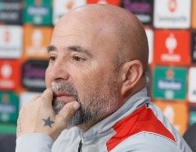 Jorge Sampaoli no ha podido levantar al Sevilla en este tramo de temporada. EFE/J. Vidal