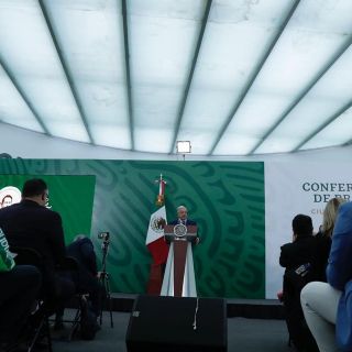 López Obrador encabeza mañanera de hoy en el búnker de Genaro García Luna