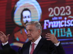 López Obrador amenazó al Partido Republicano con movilizar a mexicanos e hispanos residentes en Estados Unidos para que voten en su contra. EFE/M. Guzmán