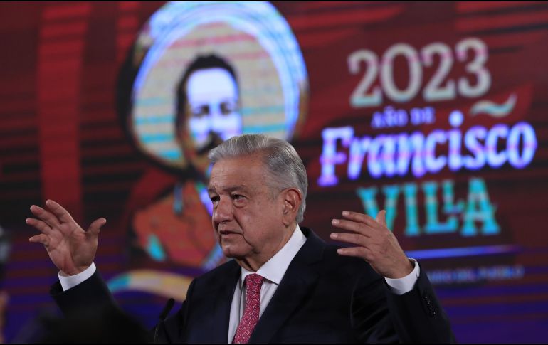 López Obrador amenazó al Partido Republicano con movilizar a mexicanos e hispanos residentes en Estados Unidos para que voten en su contra. EFE/M. Guzmán