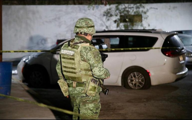 La camioneta blanca en la que viajaban los estadounidenses secuestrados en Matamoros, Tamaulipas, se encuentra en la FGJ. SUN/V. Rosas
