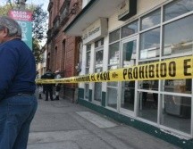 La sucursal fue acordonada; ya iniciaron las primeras investigaciones. ESPECIAL