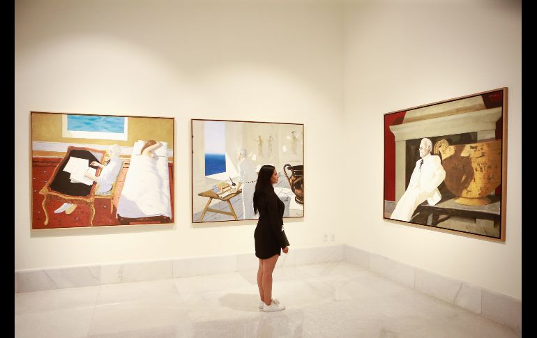 En una galería ubicada en la Colonia Colinas de San Javier se presentó esta colección que se compone de alrededor de 50 cuadros. EL INFORMADOR / C. Zepeda
