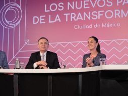 Claudia Sheinbaum sostuvo un encuentro con el Gobernador de Sonora, Alfonso Durazo. ESPECIAL