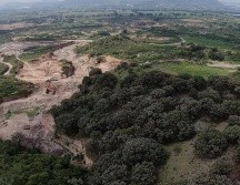 Los hombres presuntamente llevaban a cabo excavaciones y extracciones ilícitas de material geológico en el ANP de La Primavera. ESPECIAL
