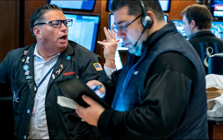 Las acciones bancarias estaban bajo presión, con la caída de JPMorgan Chase y Citigroup. AP/C. Ruttle