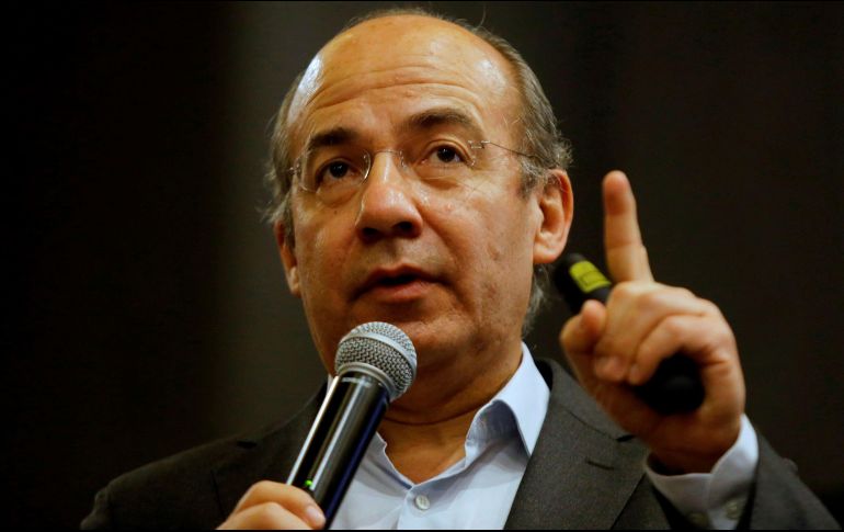Felipe Calderón criticó el actuar de la Fiscalía estadounidense, que armó el caso contra García Luna basándose sólo en testimonios, sin presentar pruebas físicas. EFE/ARCHIVO