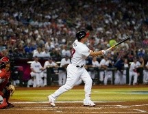 Mike Trout pegó jonrón productor de tres carreras. AP/G. Vásquez