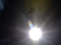 Un avión caza ruso Su-27 chocó hoy martes con una aeronave no tripulada MQ-9. AFP / ARCHIVO