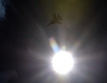 Un avión caza ruso Su-27 chocó hoy martes con una aeronave no tripulada MQ-9. AFP / ARCHIVO