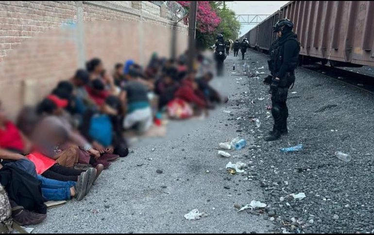 El INM aseguró que ninguno de los migrantes extranjeros rescatados e identificados registra lesiones. ESPECIAL/INM