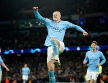 Erling Haaland igualó un récord de Messi en Champions League. AP/Dave Thompson