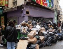Recolectores de basura están en huelga. AFP