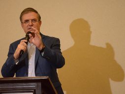 Ebrard destacó que México ha incautado seis toneladas y media de fentanilo. SUN/ARCHIVO