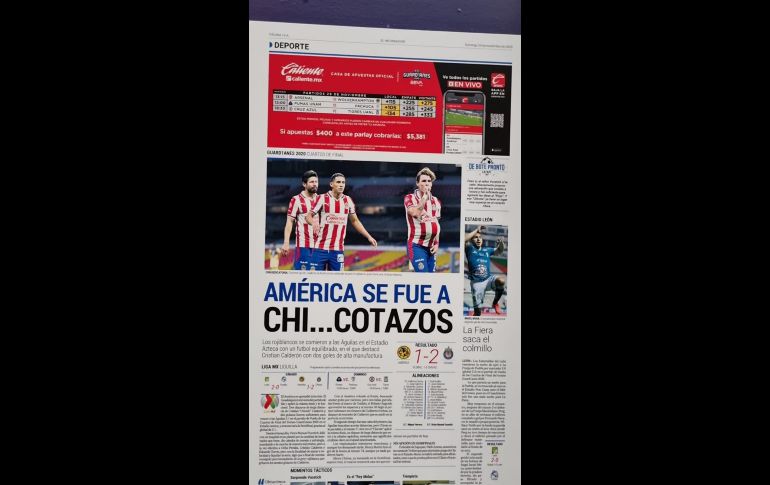En la exhibición podrás ver cómo el periódico EL INFORMADOR ha sido testigo de los clásicos entre Chivas y América. EL INFORMADOR/.D.Reos