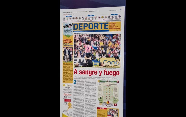 En la exhibición podrás ver cómo el periódico EL INFORMADOR ha sido testigo de los clásicos entre Chivas y América. EL INFORMADOR/.D.Reos