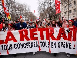 Los líderes de los principales sindicatos se concentrarán antes de la votación ante la sede de la Asamblea Nacional para recalcar su oposición a la reforma. AP/T. Padilla