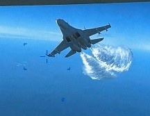 El incidente, en plena guerra en Ucrania, despertó preocupación por la posibilidad de que acerque a Washington y a Moscú a un conflicto directo. AP/Departamento de Defensa