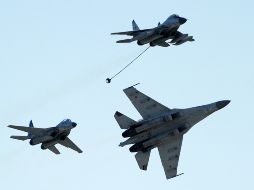 Antes de la invasión a gran escala de Rusia, Ucrania contaba con varias docenas de MiG-29, aunque no queda claro cuántos de ellos permanecen en servicio. AFP/ARCHIVO