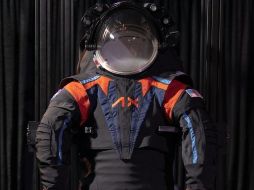 El traje prototipo Axiom fue revelado el miércoles. Se espera que el modelo definitivo sea blanco. AXIOM SPACE