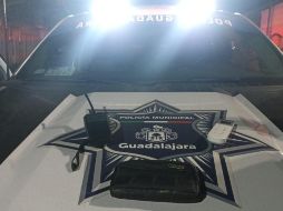 El sujeto habría intentado llevarse un aire acondicionado, un radiotransmisor y una bolsa en color negro con aproximadamente 66 pesos. ESPECIAL/Policía de Guadalajara